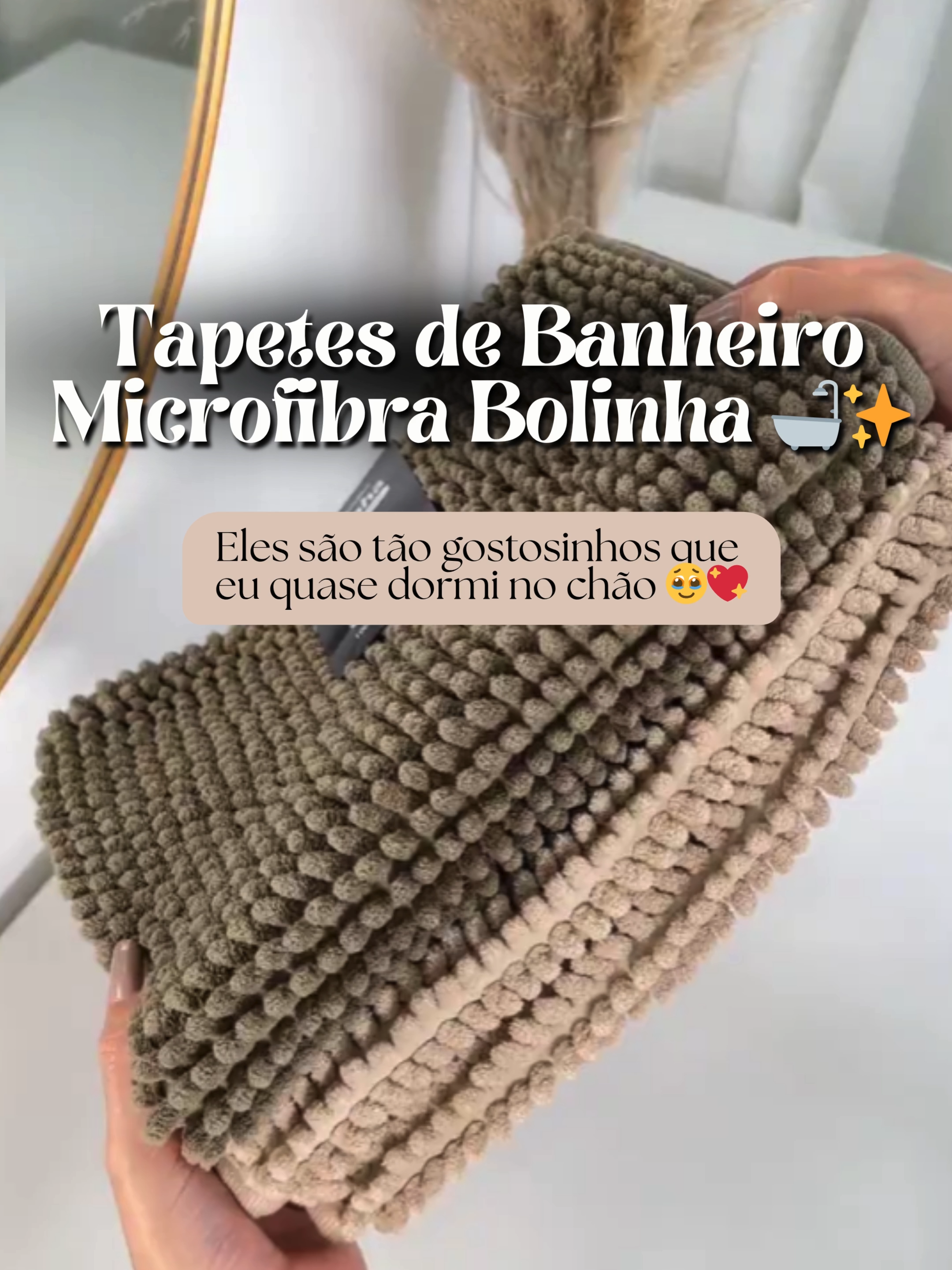 🛁Tapetes de Banheiro Microfibra Bolinha – Maciez e Segurança no Seu Banheiro! Esse tapetes vai transformar seu banheiro! Com textura em bolinha de microfibra ultra macia, eles proporcionam um toque delicioso nos pés, além de absorverem super bem a água. A base antiderrapante garante firmeza no piso, trazendo segurança no dia a dia. E as cores vivas ainda dão um charme na decoração! ✔️ Textura em bolinhas de microfibra ✔️ Super absorvente ✔️ Antiderrapante na base ✔️ Toque macio e confortável ✔️ Cores vibrantes que decoram 📌 Siga @decorconceito pra mais achadinhos que deixam sua casa linda e funcional! 🔗 Link no vídeo — conforto e segurança no seu banheiro com um clique! #tiktokshopchegou #tapetedebanheiro #microfibrabolinha #tapeteantiderrapante #banheirodecorado #achadinhosdecorconceito #confortonopiso #tapetefofinho #kitbanheiro #decoracaodebanheiro #tiktokshopbrasil #tiktokshop