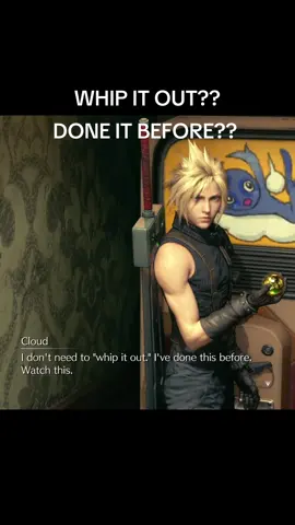 Ok Cloud I see you 👀 #videogames #gaming #funny #finalfantasy 