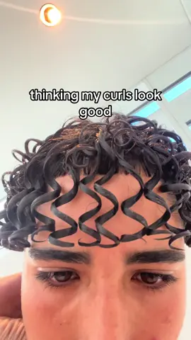 my hair was in a gel cast😔#fyp #curlyhairroutine #curlyhairtutorial 