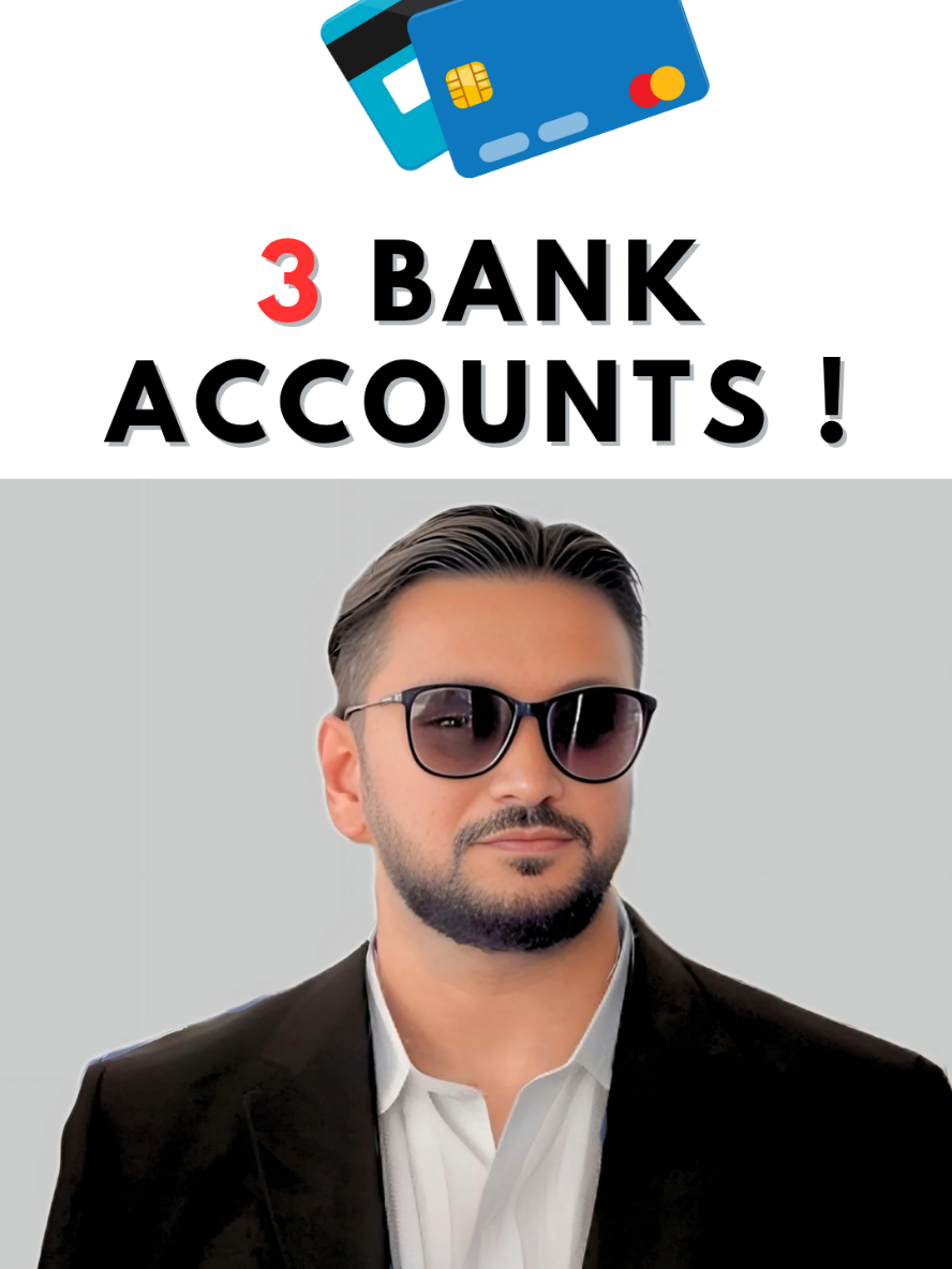How many bank accounts should you have? Adeel Aslam #bankaccounts #MoneyManagement #financialliteracy #financialfreedom 