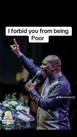 I forbid to be poor     AMEN 🙏🙏🙇🙇