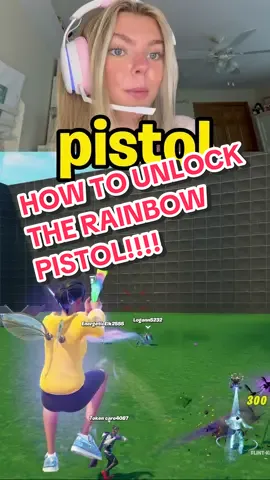 I finally leaked the RAINBOW PISTOL!! #fortnite #hivemaps #fortnitecreative
