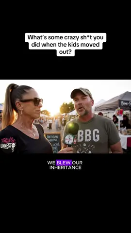We asked empty nesters what crazy shit they’ve done since the kids moved out. We left wanting to party  them. #GenXEnergy #TotallyUnNested #FarmerMarketParty #marriagegoals #GenXUnfiltered 
