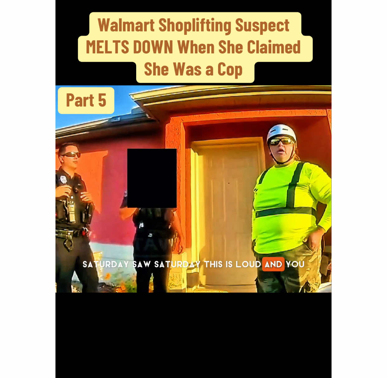 Walmart Shoplifting Suspect MELTS DOWN When She Claimed She Was a Cop #cops #copsoftiktok #law #bodycam #case #trending #viral #steal 