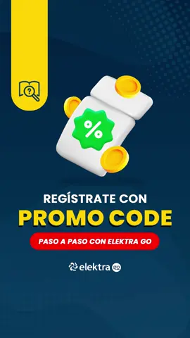 📲 Descarga. Aplica tu código. Regístrate. Y listo — Tu promoción está activa y tu envío va sin comisión + tipo de cambio especial. Mira cómo hacerlo paso a paso. Enlace 🔗 en la biografía para descargar la app. #EnvíoFácil #ElektraGoTutorial