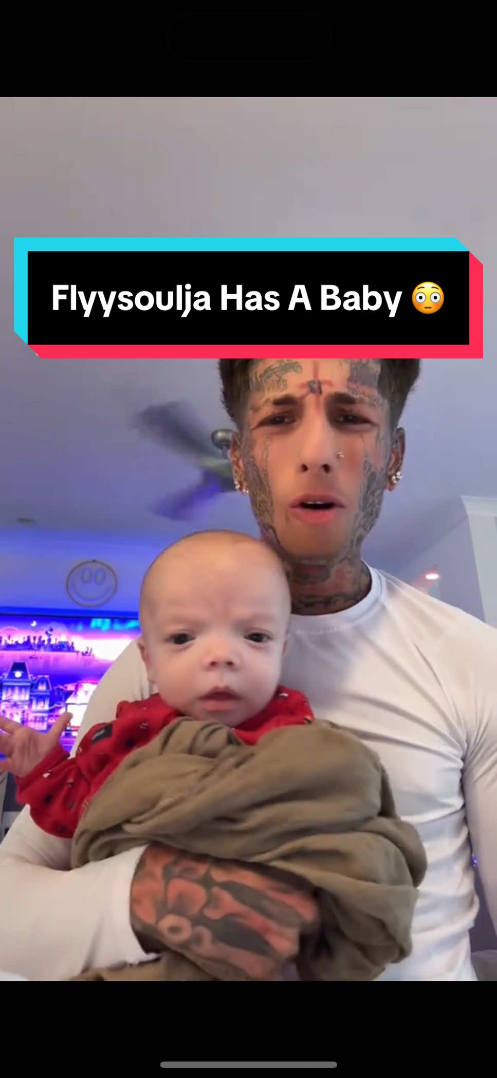 Flyysoulja has a baby? 😳 #islandboys #flyysoulja 