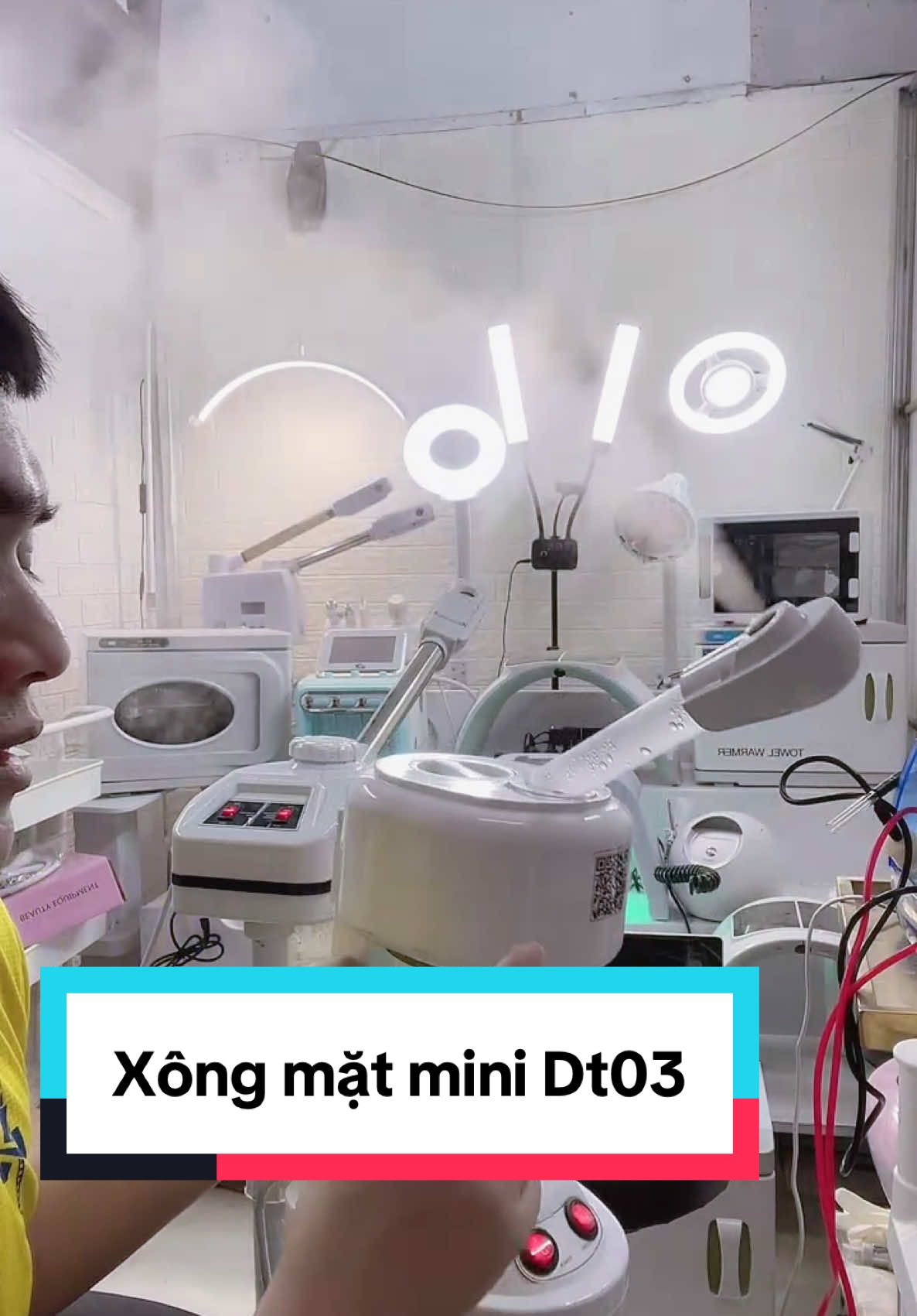 Xông mặt mini Dt03 chưa bao giờ hết Hot. Đang đc trợ giá mn vào săn nhé #tiktoklive #livehighlights #lamdep #xuhuong #xongmatmini #xongmatminidt03 #mayxongmat 