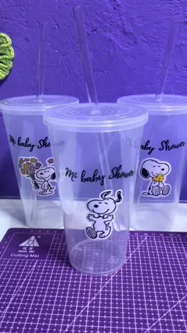 Parte 2 de pedido para baby shower 💖 Haciendo vasos ✨  #crafter #vasospersonalizados 