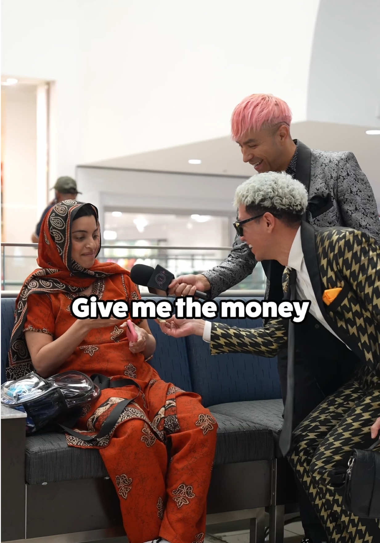 Give me the money!! #tiktokpartner #makeover #fyp #fashion 