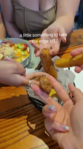 we all burned our fingers #churro #somethingtotaketheedgeoff 