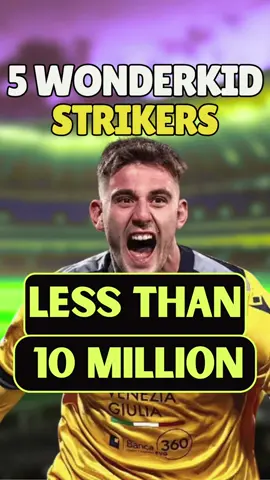 5 WONDERKID Strikers in FM24 for LESS than 10m! #fm24 #footballmanager #footballmanager2024 #fmwonderkids #xyzabc 