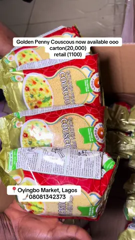 Couscous is the new town favorite 😃. Available in both carton and single  #fyfoodmart #spaghetti #pasta #foodstuff #wholesale #provision #groceries #foodstuff #foodmart #SmallBusiness #oyingbomarket#couscous #couscous #goldenpennyfoods 