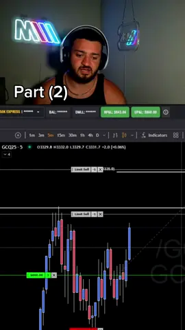 Part 2 long ass trade I swear. #patient #discpline #motivation #life #risk #trend 