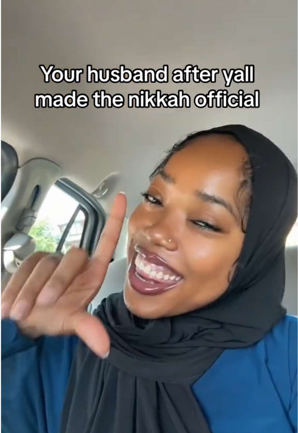 At ease my king at ease 😭😂😎 #husband #nikkah #muslimmarriage #phillymuslims #phillyhijabi #hijabitiktok #phillytiktok #phillyinfluencer #phillycontentcreator #dmvinfluencer #ugccontentcreator #rawondemand 