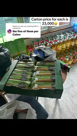 Replying to @call_me_niniolami01  each carton costs 23,0000 #fyfoodmart #spaghetti #pasta #foodstuff #wholesale #provision #groceries #foodstuff #foodmart #SmallBusiness #oyingbomarket 