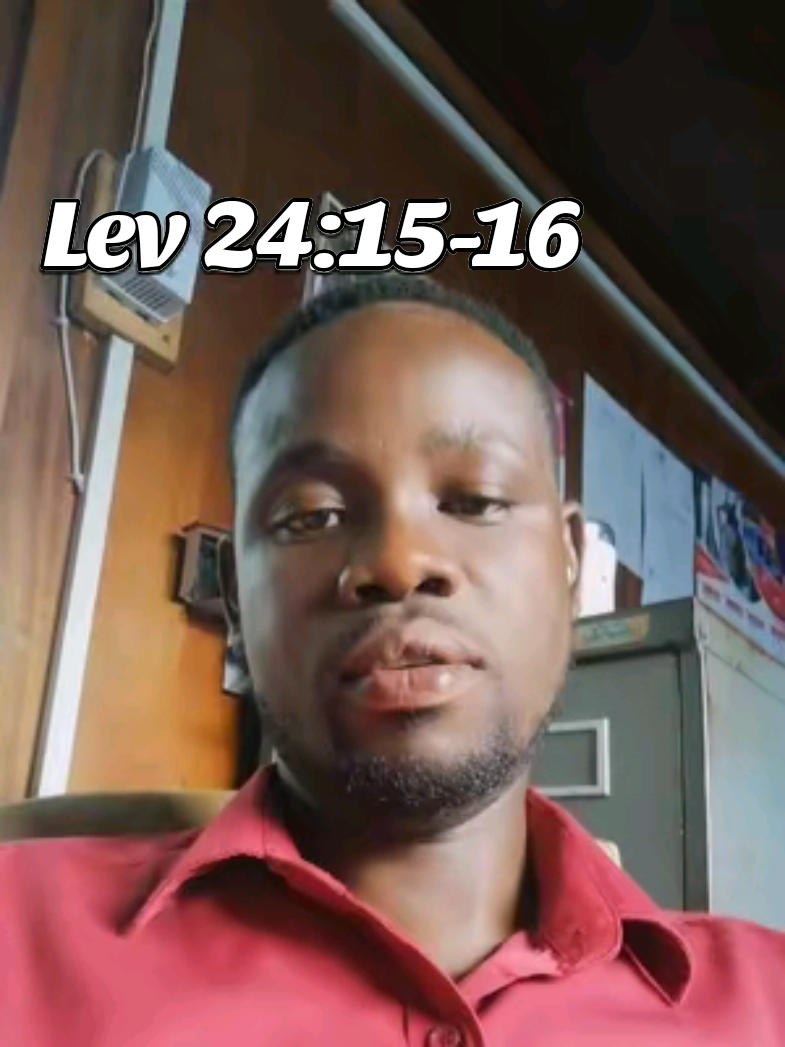 No matter the situation never speak ill of God, the punishment is unbearable  Leviticus 24:15-16 #NeverBlaspheme 