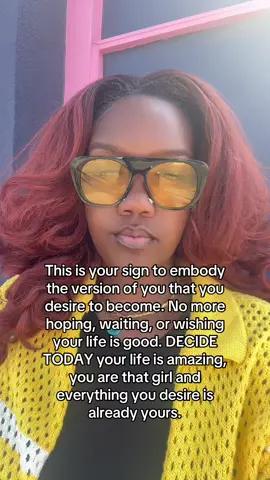 You already ARE that girl! Own it, claim it, walk in it 💯🫶🏾 #thatgirl #embody #spiritualtiktok #fyp 