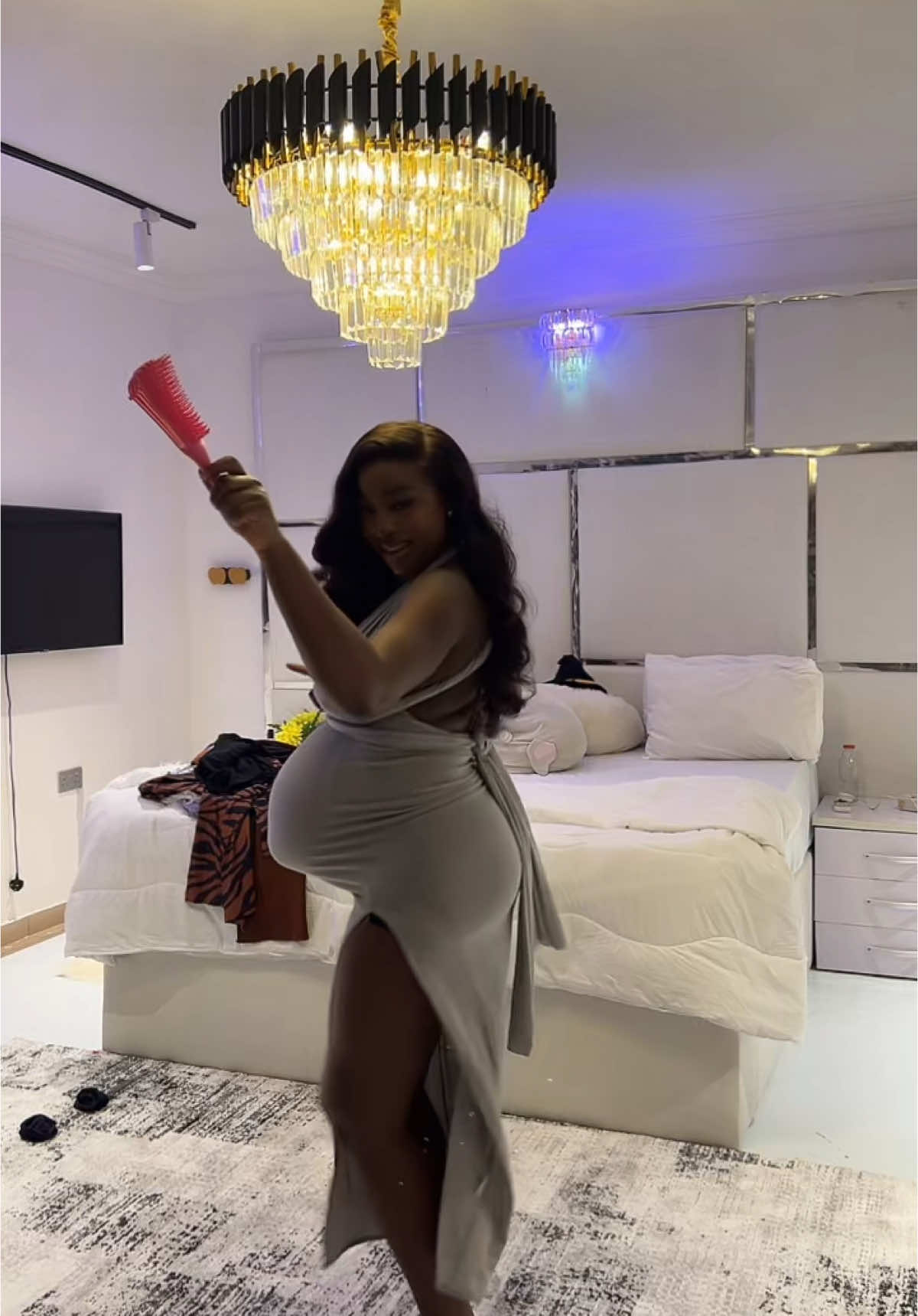 The mood when I know God has helped me successfully carried my pregnancy for months 🥰#preggy #preggymommy #preggytiktoker 