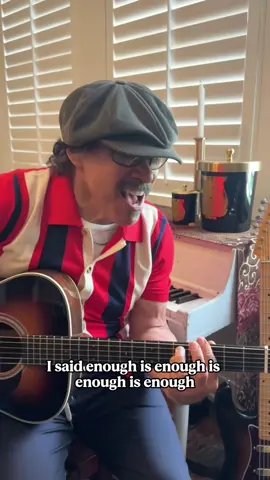 Just me and the guitar running through a bit of “Enough Is Enough.” Let me know what you think of this stripped-down version! #EnoughIsEnough #SingerSonfwriter #MusiciansOfTikTok #AcousticGuitar