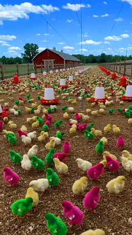 Cute Chicks On Farm 😍  #cute #chickens #foryou #chicks #foryoupage #cuteanimals #cutechicks #chickensoftiktok #chickens #viral #trending 