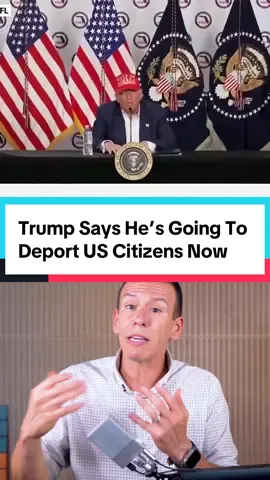 Trump Says He’s Going To Deport US Citizens Now #usa #america  Trump says he’s going to deport US Citizens now. He says that we have a lot of bad people who were born here and that he thinks we should get them out of here. This comes as the DOJ says its top priority is to strip citizenship from people. And today Trump unveiled his new detention facility today that is being called “alligator alcatraz”. The camp will house 5,000 people. Trump gloated over the idea of people there getting eaten by alligators, saying “I guess that’s the concept”. Florida’s Attorney General also seemed to take pride in the idea of people being killed by pythons or crocodiles. Trump says he wants more of these camps all across the nation, believes it should be a model for the nation, and says they could morph into a system. The Florida Republican Party is now selling merch too. Today, the Senate passed the Big Beautiful Bill that makes ICE - who many say act like the secret police - the largest law enforcement branch in America. I'm not recommending you get this app or participate. I'm just saying that it's news. Now there’s reportedly a new app that's available called IceBlock, that lets users anonymously drop pons and share real time sightings of ICE agents, something the Trump administration is furious over and is even threatening to sue CNN for even reporting.
