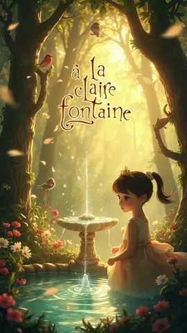 À la claire fontaine #comptinesenfants #enfants #bebes #apprendrelefrançais #petits #listen #comptine #ecoute #petit #school #parents #children #nurseryrhyme #comptinesfrancaises #videoviral 