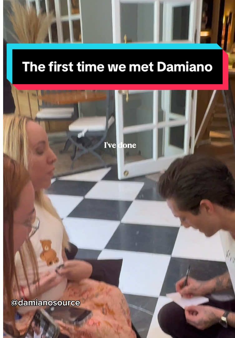 And this is the story of #thefirsttimewemet @Damiano David!!!!! Thank you for everything always, Damiano. You deserve this fan club and the world’s recognition for your talent and beautiful soul. See you next time!  With love, damianosource team (Mar&Nat) #damianodavid #damiano #thefirsttime 