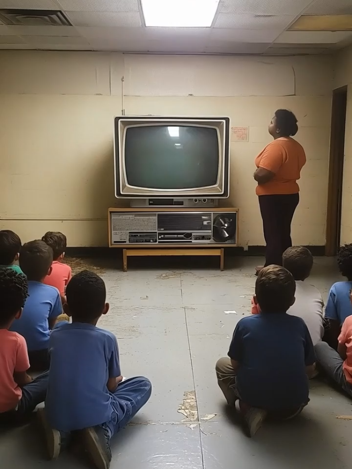 Kids thought they were about to watch a cartoon, but suddenly a zombie pops up on the screen! 😱👾 The children freak out, and in a wild move, the teacher smashes the TV to protect them, forget changing the channel, she goes straight for total destruction! Sometimes the old-school solutions are the most effective… #Zombie #horrortok #horror #Classroom #Teacher @hailuoai_official