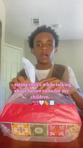 EATING CHILI'S WHILE TALKING ABOUT FUTURE RULES FOR MY CHILDREN!! 🎀🤍🌶️ @Chili’s Grill & Bar  #fyp #fypage #foryoupage #lashadplatform #influencer #skincare #grwm #grwmroutine #Lifestyle #blowthisup #grwmforschool #funny #school #relatable 