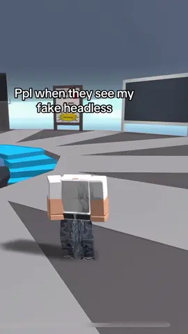 I should be gate keeping thiss #fakeheadless #fyp #roblox #headless #tutorial 