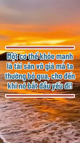 Cơ thể bạn đã bắt đầu yếu chưa?🤔