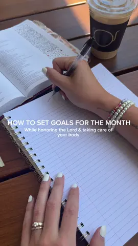 Monthly goal setting with the Lord ✨ Words to choose from: 1. Abide – To remain rooted in Christ daily, drawing strength from His presence John 15:4 2. Blossom – To open up and bloom as God nurtures what He planted in you Isaiah 27:6 3. Becoming – To be shaped, stretched, and transformed into His likeness 2 Corinthians 3:18 4. Cultivate – To intentionally tend your heart, habits, and faith with care Hosea 10:12. 5. Steadfast – To stand firm and hold the line, anchored in God’s truth 1 Corinthians 15:58 6. Refine – To allow trials to purify and sharpen your character for God’s use Zechariah 13:9 7. Renew – To let go of what’s worn out and be revived by the Spirit Romans 12:2 8. Rooted – To dig deep into God’s Word so you’re unmovable when storms hit Colossians 2:7 9. Flourish – To grow in purpose and thrive under God’s care, even in dry seasons Psalm 92:12–13 10. Harvest – To gather the fruit of your endurance, obedience, and trust Galatians 6:9