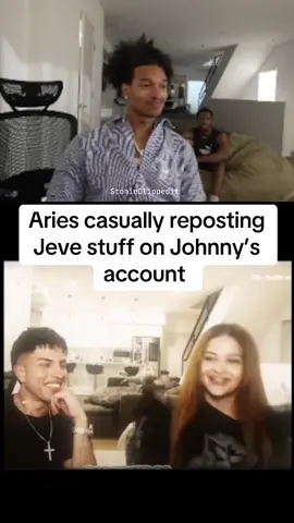 Foearies is team Jeve 😭🥹😂 #johnny #yurnboi #foearies #jeve #couple #Relationship #funny #fyp #repost #stonieclippedit 
