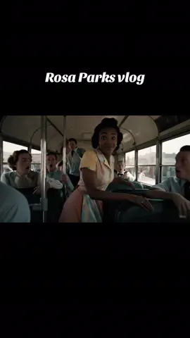 Rosa Parks refuses to sit in the back of the bus 1955 #rosaparks #rosaparksthebus #ai #veo3 #historical #history #vlogging #historyai #fyp #viral 