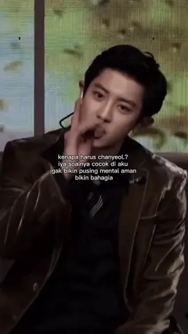 yaa karna kita cocok 😌❤ #chanyeol  #parkchanyeol 