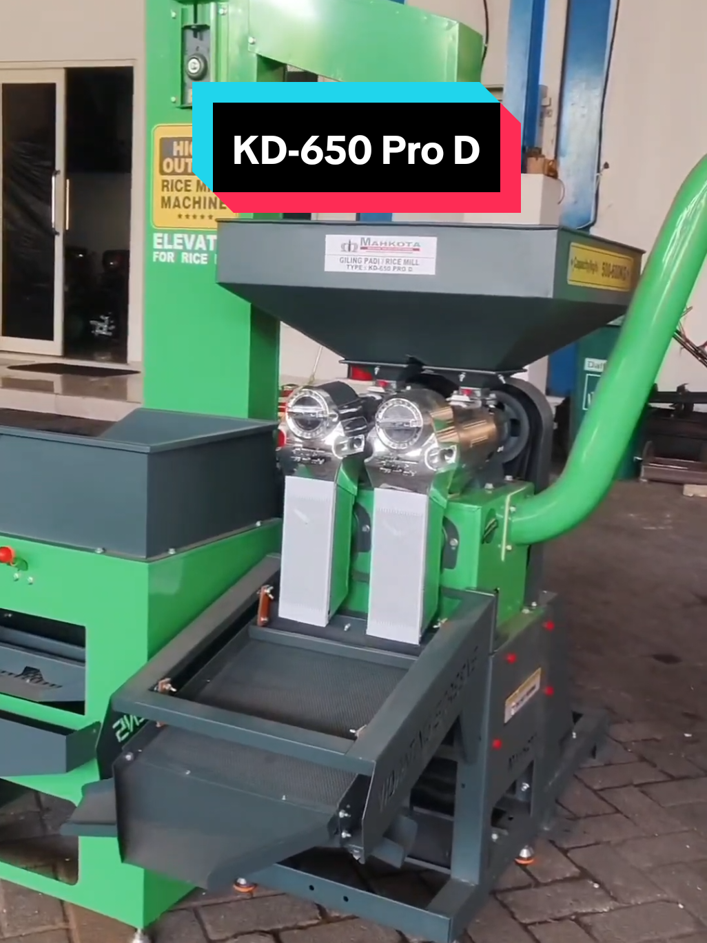 MAHKOTA KD-650 Pro D Mesin Giling Padi andalan