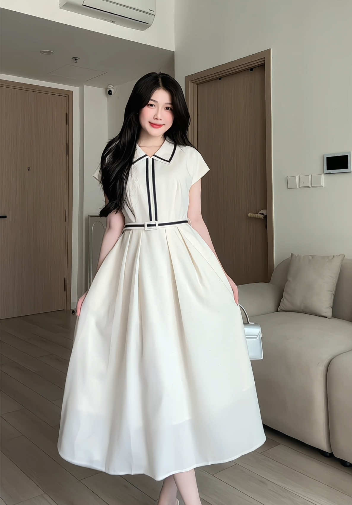 Đầm công sở style thanh lịch 🤍 @YAME Dress Design @YAME.Dress.Design #fyp #viral #xuhuong #goclamdep #outfit 