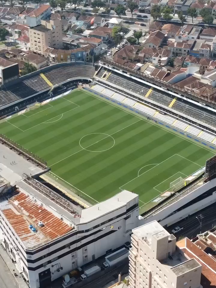 ESTADIO URBANO CALDEIRA de Brasil hogar del Santos FC #stadio #park #field #stadion #stadium #estadio #estadios #ground #stade #estádio #estadiosfc #stadyumu #stadyum