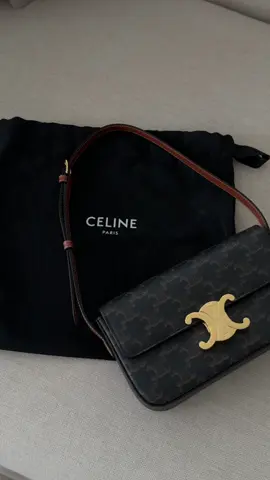 unboxing my new baby 👜🧸☁️🤎    #celine #bag #celinebag #celineclaude #triomphe #celineclaude #bags #bagsoftiktok #tiktok #baglover 