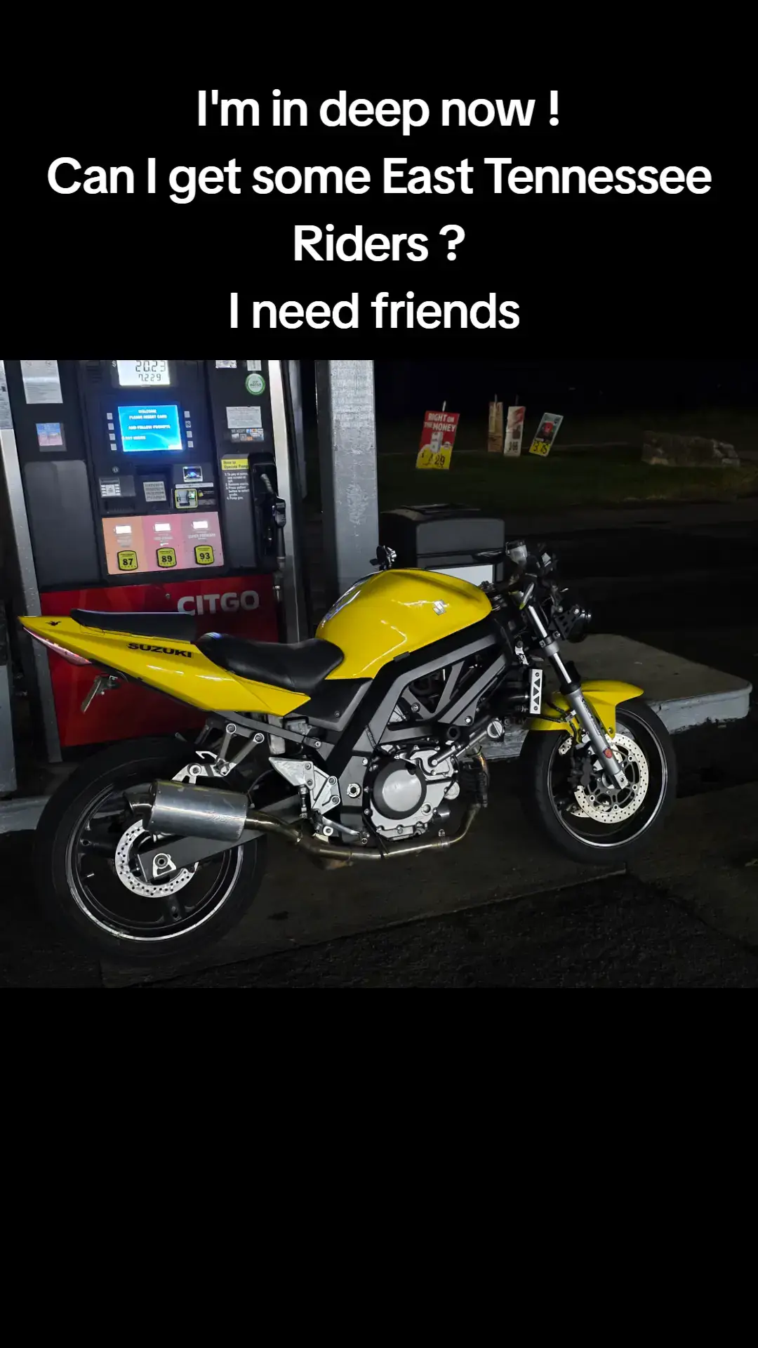 And if you're local, let's ride !  #letsride #suzuki #sv650 #fyp #moto 