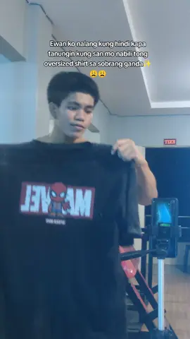 Mapapa-tanong talaga yan sila pag ganto ka solid oversized shirt mo!😩🔥 #vintageoversized #vintage #vintageshirt #oversized #oversizedshirt #oversizedshirt #marvel #fyppppppppppppppppppppppp #fyp #foryou #viral 