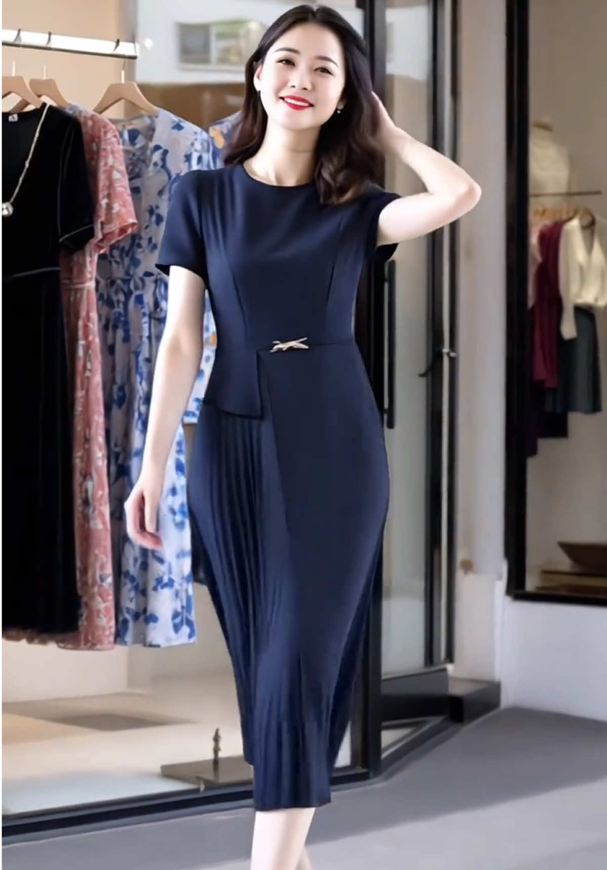 Chiếc váy nhẹ nhàng đơn giản  #xuhuong #vayxinhmoingay 