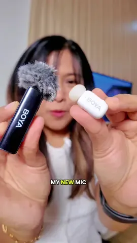 Level up your contents with Boya Mic. Super helpful specially kung nasa maingay kayo na location #boya #boyamic #microphone #microphonewireless #micforvlogging 
