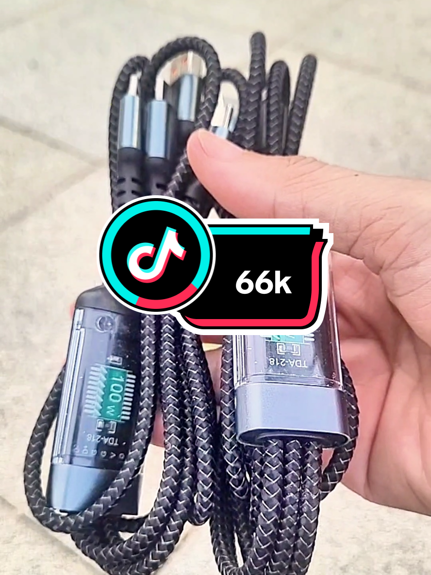 Mua 1 dây để ở nhà tặng thêm 1 dây mang theo dễ dàng sử dụng, dây cáp sạc nhanh 100w #zocoby #xh #saleluongve #muahangtiktok #sacnhanh #sacnhanh100w #daysacdienthoai #daysac3dau #daysac 