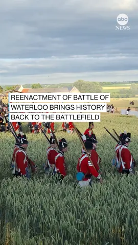 A sprawling reenactment of the Battle of Waterloo brought history back to the battlefield in stunning fashion on the 210th anniversary of the event, with 2,000 soldiers, 100 horses and 25 canons. Over 17,000 spectators witnessed the recreation, with the next large-scale Grand Reenactment taking place in 2030. #news #history #reenactment #battle #waterloo #belgium #brainelalleud