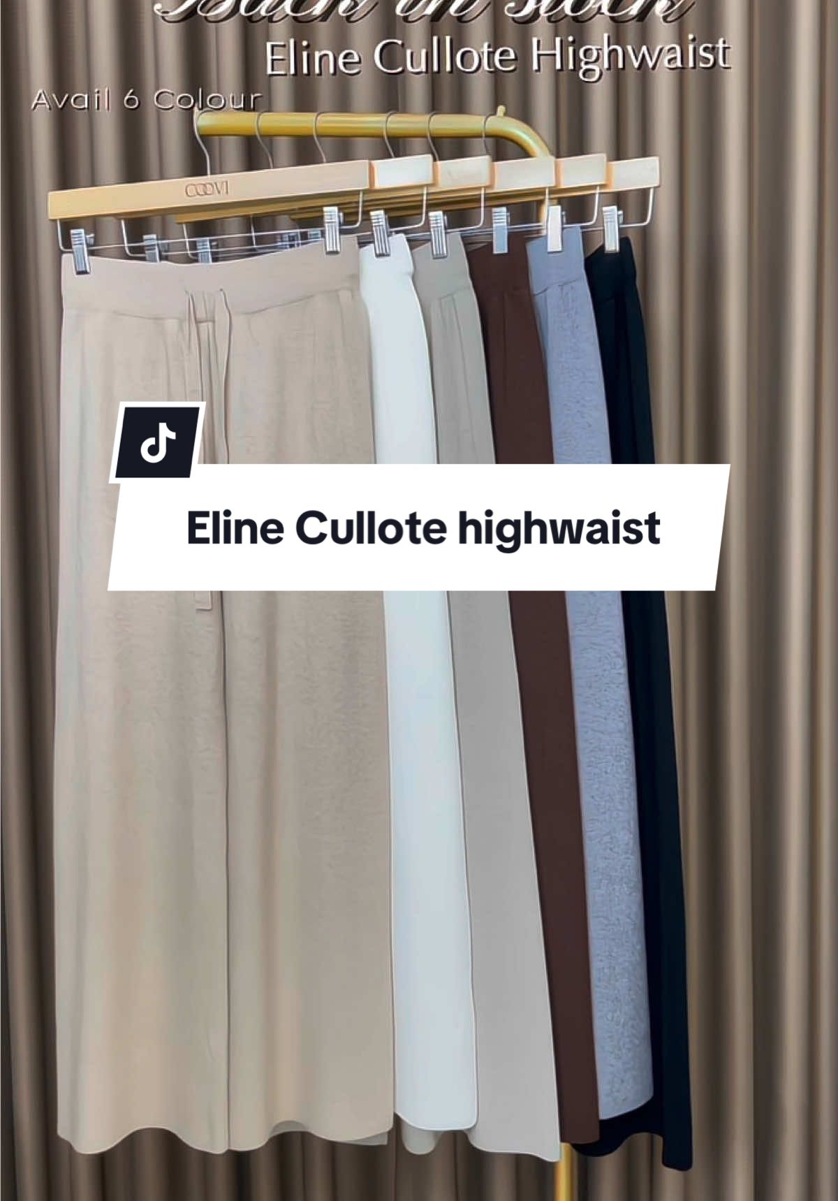 Salah satu New produk bestseller‼️✨Elline cullote highwaist🥰 back in stock berkali kali cepet bgtt habis  restock lama lagi cuss checkout jangan sampai kehabisan🤩#celanakulot #celanamurah #rekomendasi #rekomendasi #OOTD #ootdinspiration #bestseller #belanjaditiktokshop #fyp 