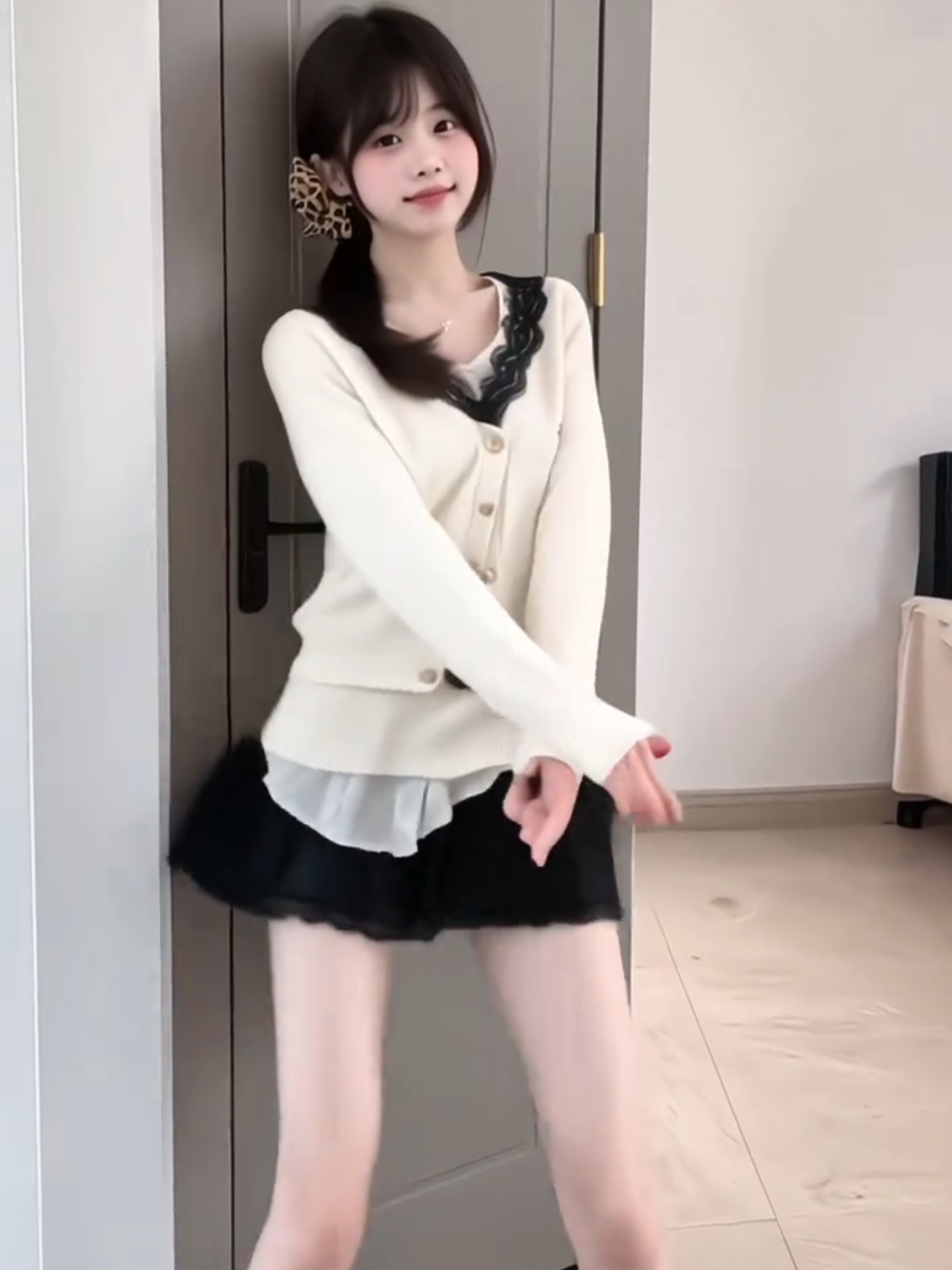 🗣️💭 🗯️･ ｡今日のトークタイム≋≋☁🗨️#可爱 #JK #家 #女子高生 #room #穿搭 #kawaii #Home #dance #部屋 #一人暮らし