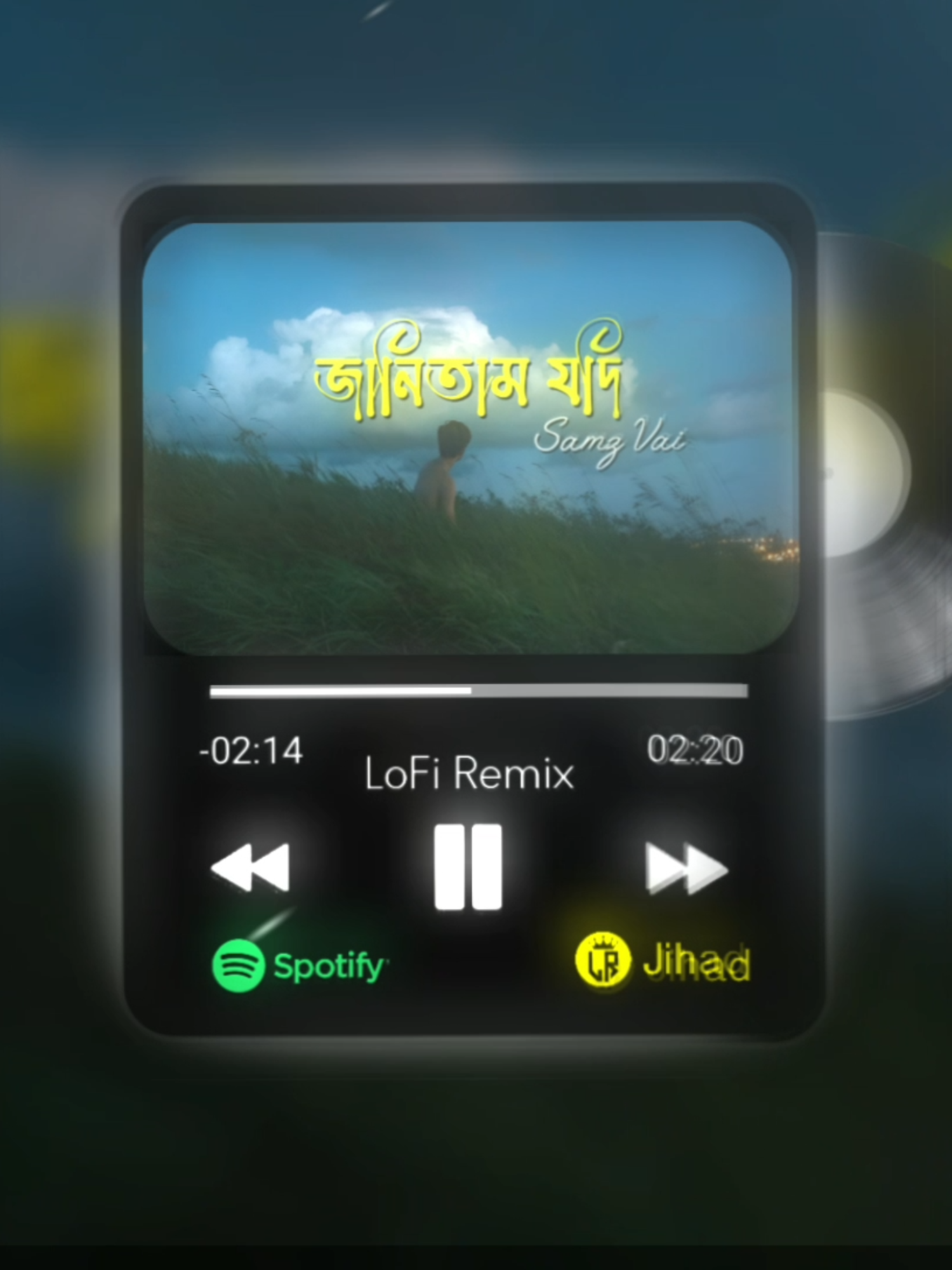 Janitam Jodi - Samz Vai | Slowed and revab bangla new song | Samz vai lofi song