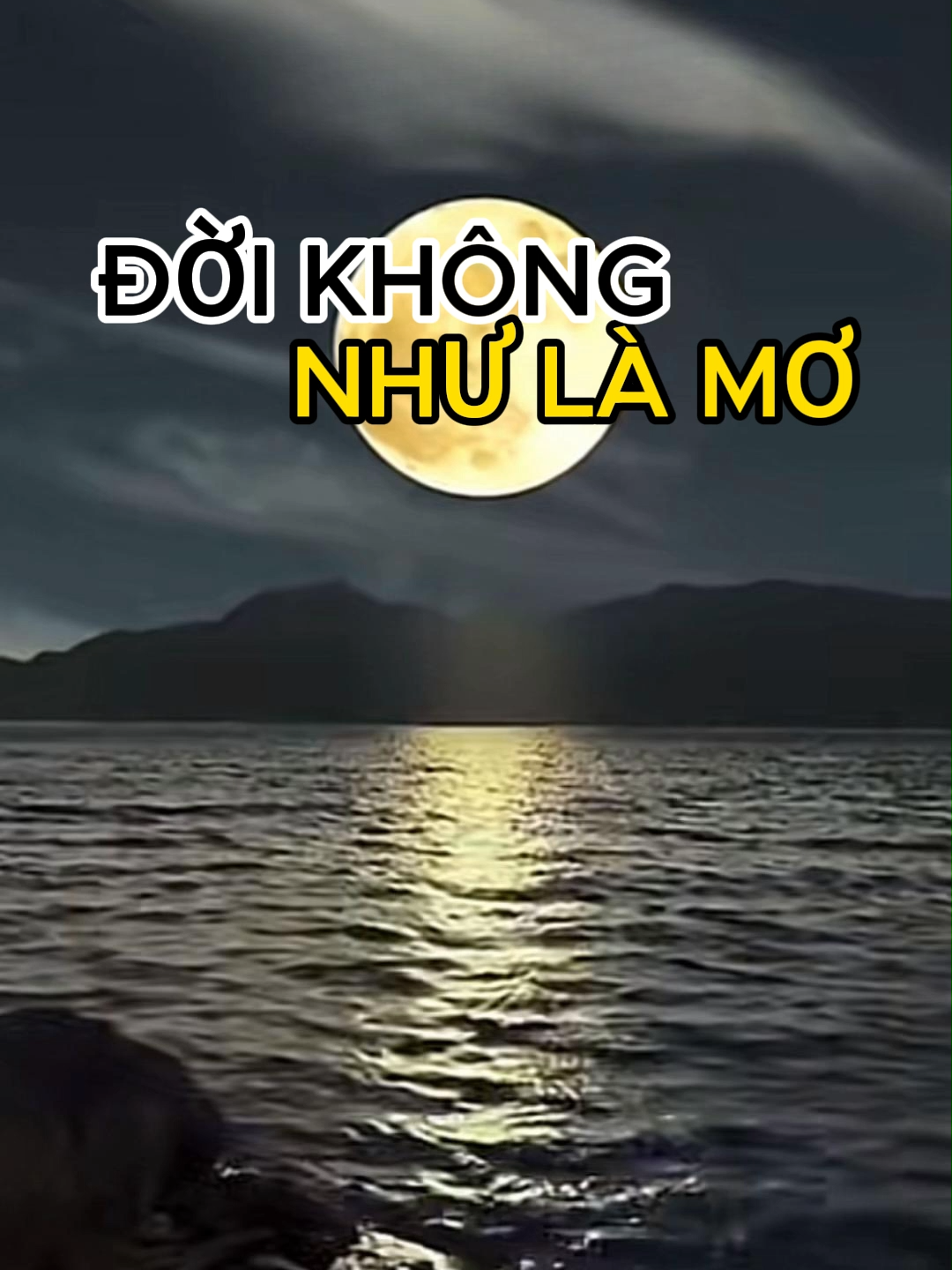 Trăng kia ai vẽ mà tròn, đường đời ai vẽ sao toàn đắng cay. Tỉnh mộng sau những cơn say, tình tiền cơm áo loay hoay giữa đời. #songchamtamtinh #doikhongnhulamo