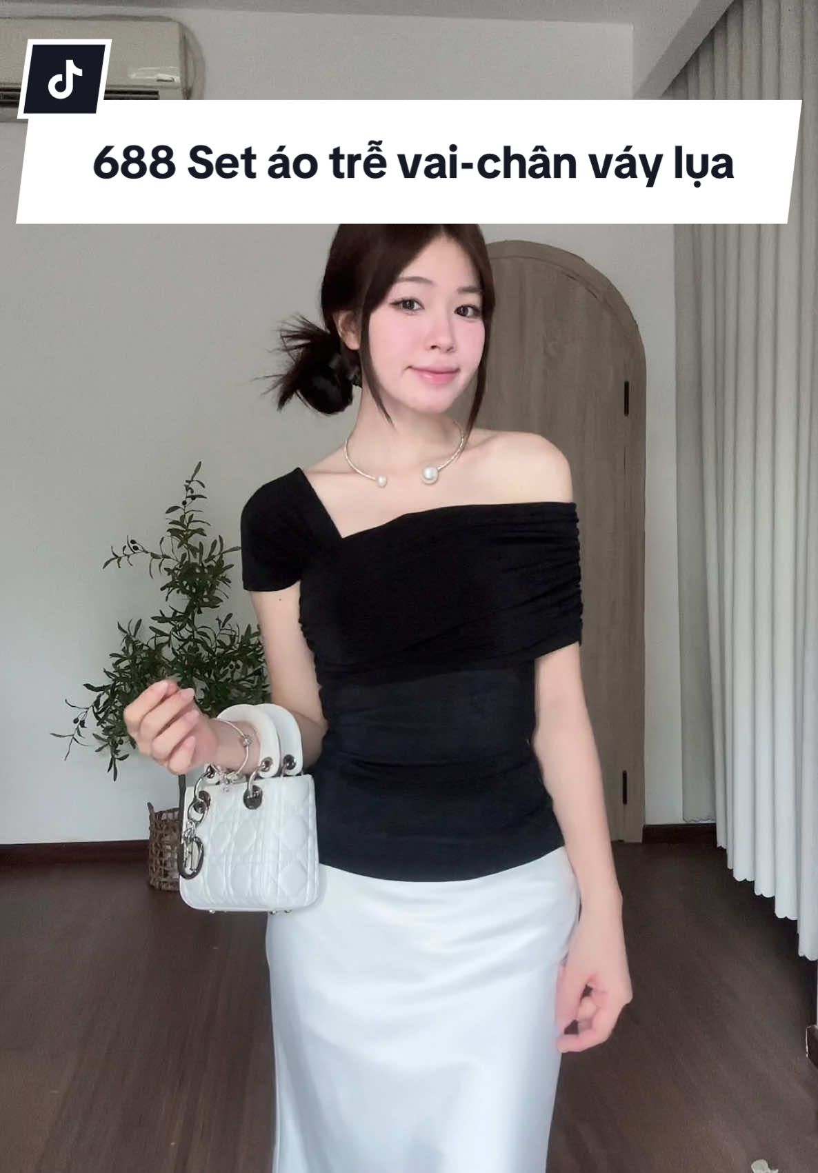 Lên đồ đi tiệc, đi cà phê ạ @Miolady_ #miolady #aotrevai #chanvaylua 